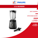 PHILIPS Pengisar ProBlend Plus Glass Jar Blender (1.5L/1200W) HR3030/00