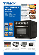 Trio Air Healthy Fryer Oven (25 L) TAO-2507