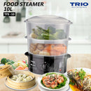 Trio Pengukus Makanan Food Steamer 10L TFS-10