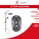 Elmark Rain Shower Water Heater With DC Pump SOFTIE 626 (MBK)