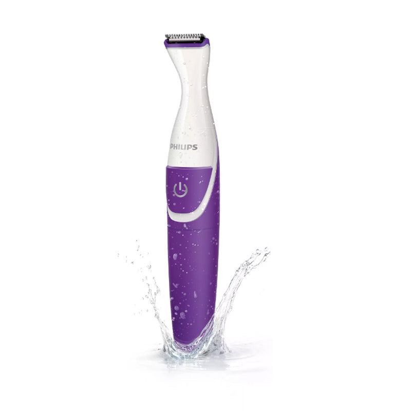PHILIPS Pencukur Women Private Bikini Trimmer Hair Removal Wet & Dry Showerproof Click-on Shaving Head BRT383/15