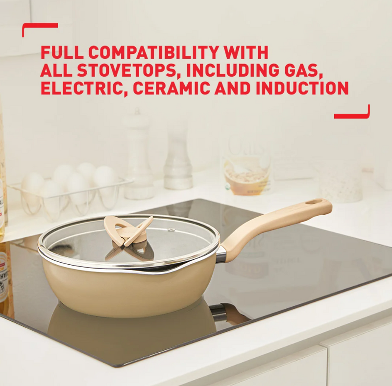 Tefal Kuali One-Pick-Pot 22cm with Lid (Beige) G1672524 (Avo Green) G1652524