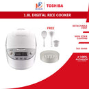 Toshiba Periuk Nasi Digital Rice Cooker (1.8 L) RC18DH1NMY RC-18DH1NMY