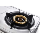 Pensonic Dapur Gas 2 Pembakar Double Burner Stainless Steel Gas Stove PGC-55S