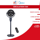 Midea Kipas Circulation Fan (7") 3 Blades MFG180R0APB