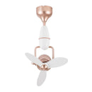 REZO Kipas Siling - Elise Ceiling Fan 16'' 3 Blade DC Motor ELISE ELISE 16/3B (Rose Gold / Dark Wood)