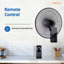 Meck Wall Fan with Remote MWF-168R (16") MWF-188R (18")