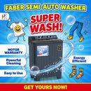 Faber Mesin Basuh Semi Auto Washing Machine FWM-SM80GR (8KG) / FWM-SM901DG (9KG)
