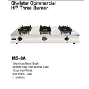 Chelstar Dapur Gas - Stainless Steel High Pressure Gas Stove MS-3A MS-30M MS-4A