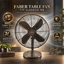 Faber Kipas Meja - Table Fan 4 Blades FTF CLASSICO 128 (12") / FTF CLASSICO 168 (16")