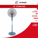 Khind Kipas Berdiri - Stand Fan DC (16") SF1601DC -Teal Blue