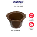 Cornell Periuk Tekanan Rendah Slow Cooker (1.5L) CSC-D15C