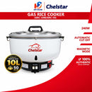 Chelstar Periuk Nasi kapasiti Besar 10L Commercial Gas Rice Cooker Stove GRC-10M / GRC-50