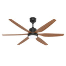 Rezo Kipas Siling 66'' Extenz 6 Blade Led With Remote Control EXTENZ 66 (LED) Dark Wood