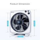 Pentec Kipas Kotak - Box Fan TAC-1608A