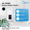 Midea Pemanas Air Shower Heater With Dc Pump MWH-45EPGPMY(W)-WS
