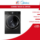 Midea Front Load Titanium 15KG/9KG Combo Wash and Dryer Inverter MF210D150WB