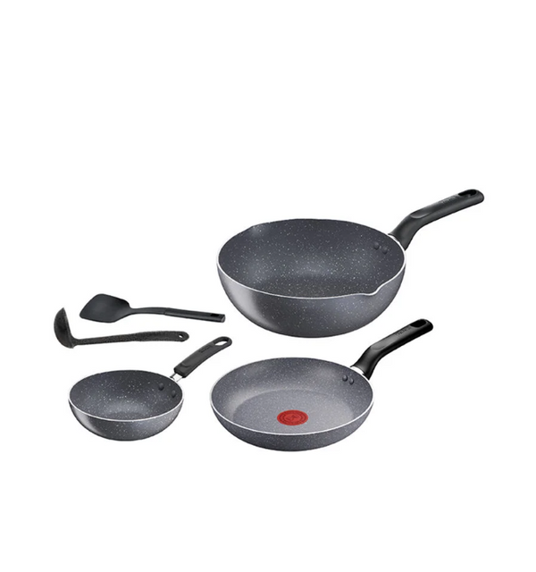 Tefal Set Kuali Natura 5 Pcs Set (WP28, WP16, FP24, Ladle & Spatula) B226S595