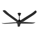 REZO Ventus 56" Regulator Ceiling Fan AC Motor 5 Blade A5 (Matt Black)