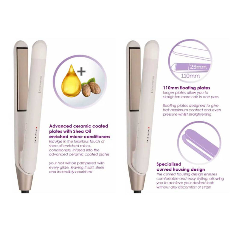 Remington Alat Pelurus Rambut Shea Soft Hair Straightener S4740