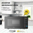 Midea Pemanas Lauk Digital Microwave Oven (Inverter) EM7P012MZ