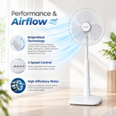 Sharp Kipas Berdiri (16'') Slide Fan White PJSL165LSN