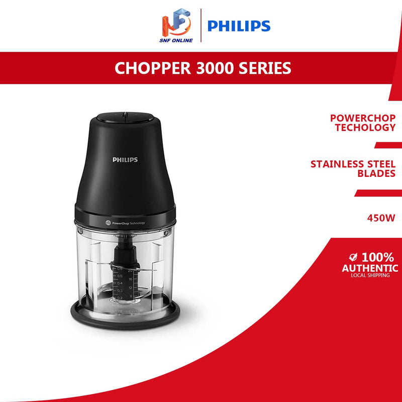 Philips Pencincang Makanan 3000 Series 1.0 L Food Chopper HR1501/00