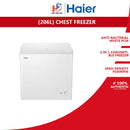 Haier Peti Sejuk Beku (206L) Chest Freezer HCF-246M