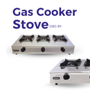 Chelstar Dapur Gas Komersial 3 Pembakar Stainless Steel 3 Burner Commercial Gas Stove CGC-311