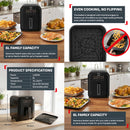Tefal Penggorengan Udara - 6L Easy Fry Window Air Fryer Digital EY821865 EY8218