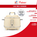 Faber (1.8L) Periuk Nasi - Traditional Rice Cooker VINTAGE FRC-918