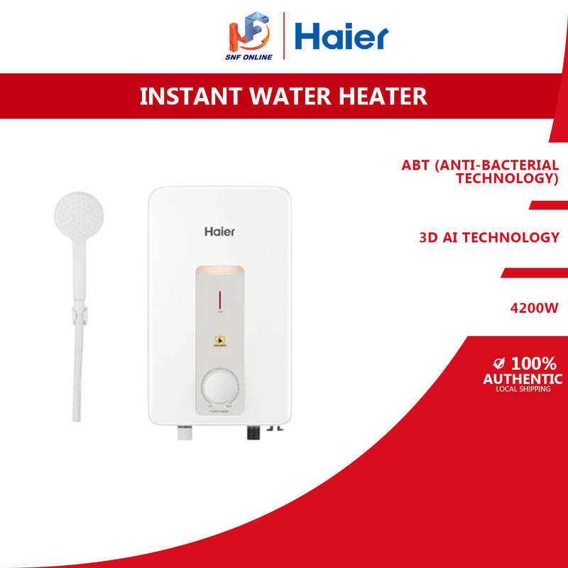 Haier Pemanas Air Non Pump Inverter Water Heater (3.8KW) EI38M-B1WS(MY)