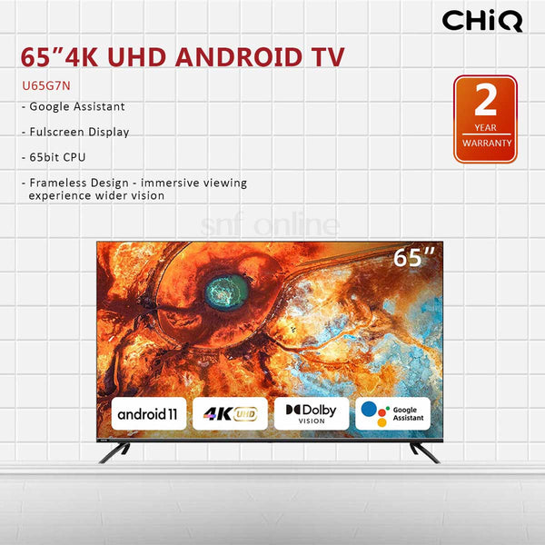 CHiQ 65“ 4K UHD Android TV U65G7N