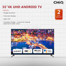 CHiQ Televisyen Android 4K UHD Android TV (55") U55G7N