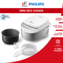 PHILIPS Periuk Nasi Kecil Siri 3000 Mini Rice Cooker 3000 Series (0.85L) HD3170/62