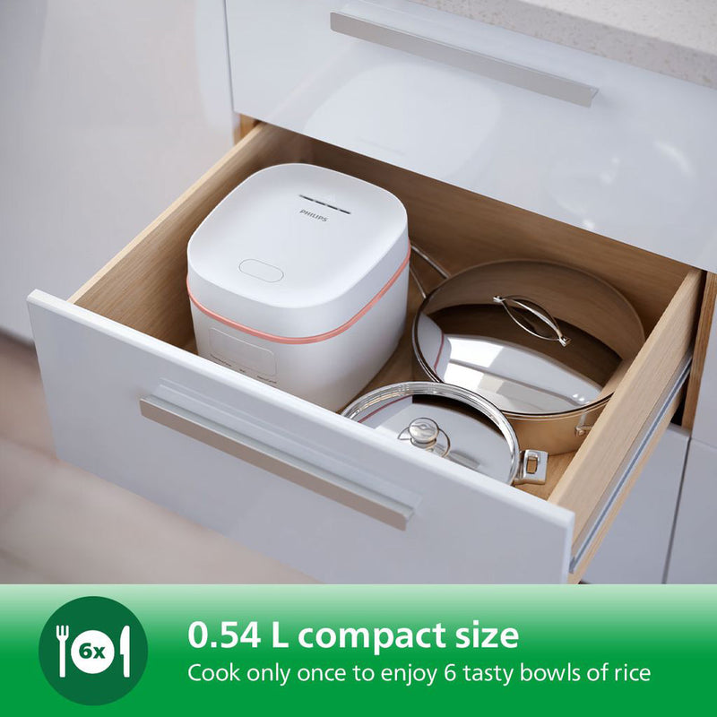 Philips 0.54L Mini Rice Cooker HD3064/62