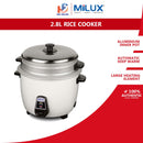 Milux Periuk Nasi - (2.8L) Electric Rice Cooker MRC-2128