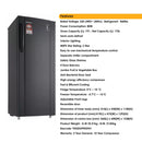 Morgan Single Door Refrigerator (191L) MRF-M7201SD
