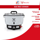 Butterfly Periuk Nasi (LPG) 10L Commercial Gas Rice Cooker PL10 PL-10
