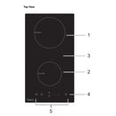 Midea Dapur Tanam - Hybrid induction and Ceramic Cooktop MC-IHD361 MC-ID351