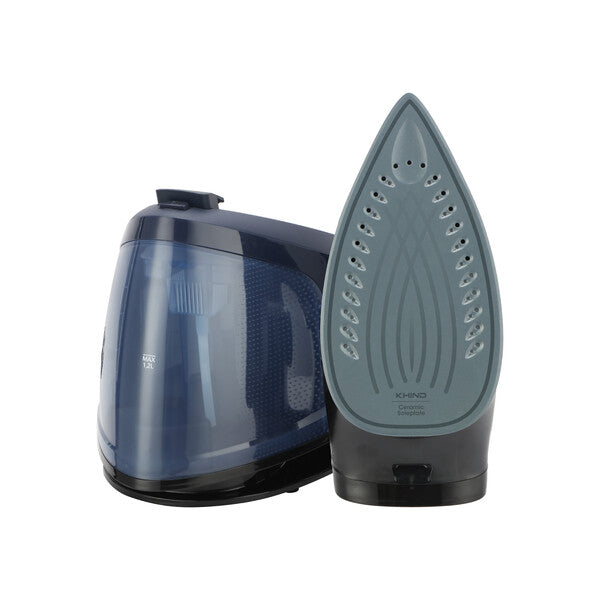 Khind Steam Generator Iron Ceramic Anti-Stick Soleplate SI501P