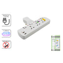 TDS  Penyambung Plug Adaptor 3G With 2 USB Port ES-T83-2U2A