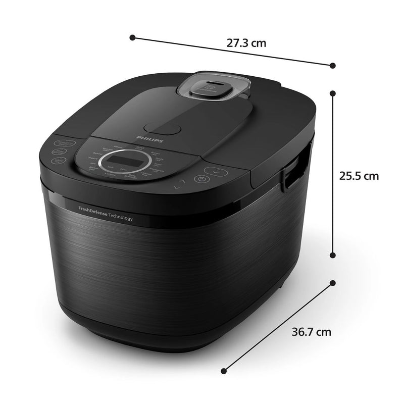 PHILIPS Periuk Nasi Digital Siri 5000 Digital Rice Cooker 5000 Series 1.8L HD4814/31