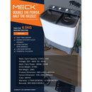 Meck Mesin Basuh Twin Tub Semi Auto Washing Machine MWM-6508 (6.5kg) / MWM-1188 (11kg)