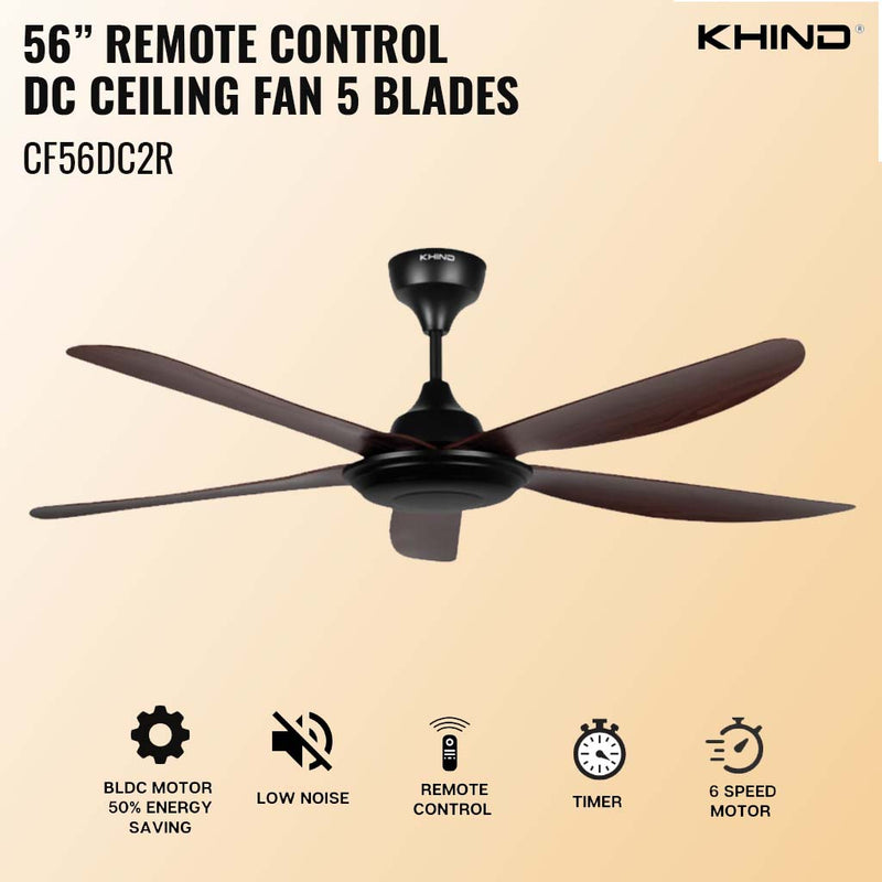 Khind 56" Ceiling Fan Remote Control CF56DC2R ( Mocha )