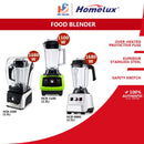 Homelux Pengisar Makanan Commercial Food Blender HCB-1680 HCB-9880 HCB-1100
