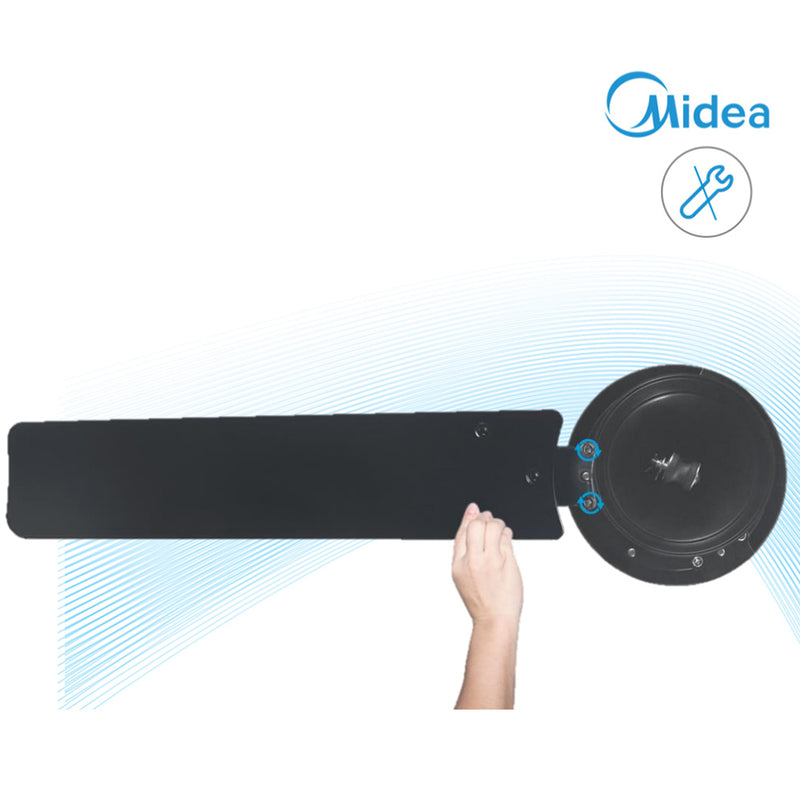 Midea Ceiling Fan 60” 5 Speed MFC-60A23 (Black / White)