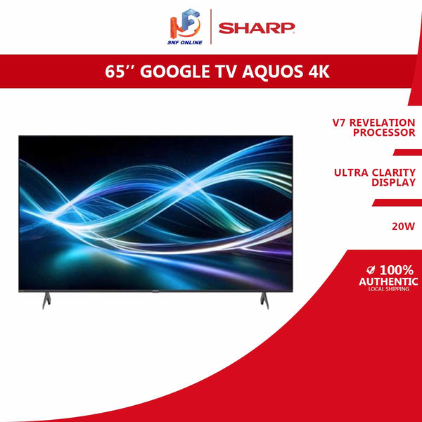 Sharp 65'' AQUOS 4K HDR Google TV 4TC65HJ6000X