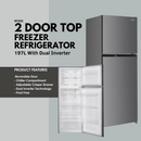 Khind Peti Sejuk 2 Door Inverter Refrigerator (197L) RF205