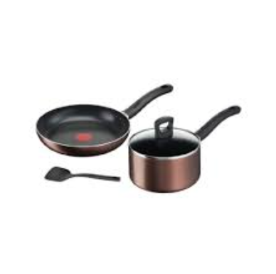 Tefal Day by Day 4-PC set (FP24cm+SCP18cm+Small Spatula) G143S4